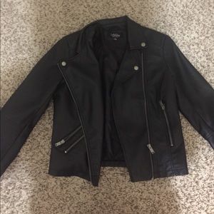 Coffee Shop New York faux leather jacket